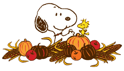snoopy and woodstock thanksgiving