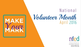 Volunteer Month Logo