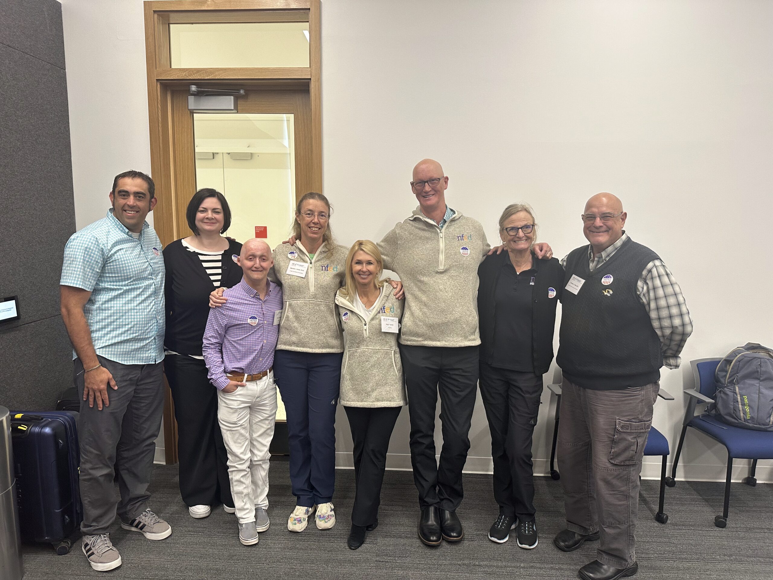 Picture of staff and Scientific Advisory Council members at a research conference